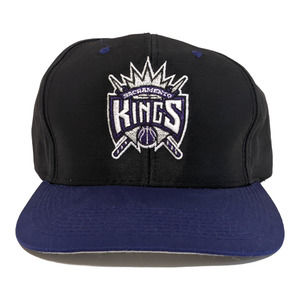 Vintage Sacramento Kings Snapback Baseball Cap 90s Y2K Gateway Logo NBA Official